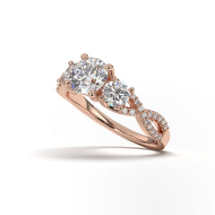 Dazzling Solace-Unveil the magic of singular beauty with our exquisite solitaire ring designs