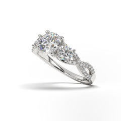 Dazzling Solace-Unveil the magic of singular beauty with our exquisite solitaire ring designs