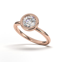 Solitary Splendor- The timeless elegance of a solitary diamond that whispers of everlasting devotion