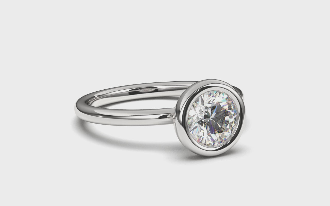 Solitary Splendor- The timeless elegance of a solitary diamond that whispers of everlasting devotion